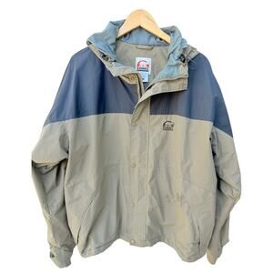 Sorel Hooded Jacket Mens XL Tan Gray Outdoor Coat